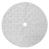 White Gold Faux Fur Christmas Tree Skirt - Aroflit