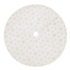 White Gold Faux Fur Christmas Tree Skirt - Aroflit