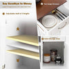 White Kitchen Buffet Sideboard Cabinet - Aroflit