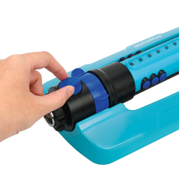 Wide Range Oscillating Lawn Sprinkler, Adjustable, Durable, High Coverage - Aroflit