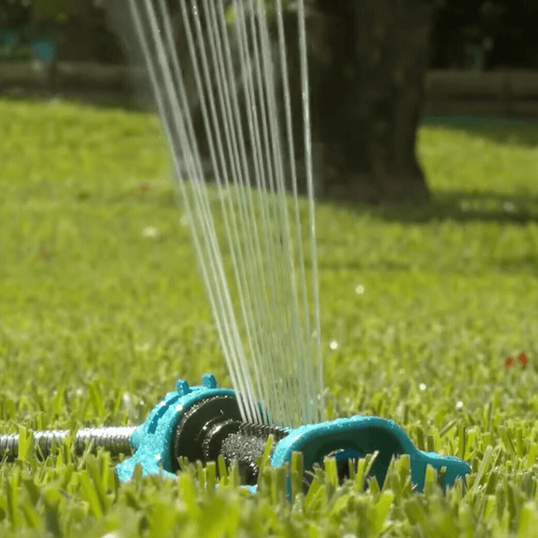 Wide Range Oscillating Lawn Sprinkler, Adjustable, Durable, High Coverage - Aroflit