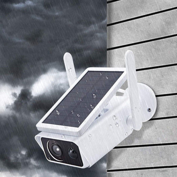 Wireless Solar Powered Outdoor Security Camera with HD Video - Aroflit