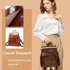 Women’s leather backpack - Aroflit