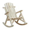 Wooden Adirondack All Weather Rocking Chair - Aroflit