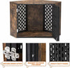 Wooden Dog Kennel Crate End Table Furniture - Aroflit