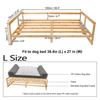 Wooden Elevated Pet Dog Bed Cots - Aroflit