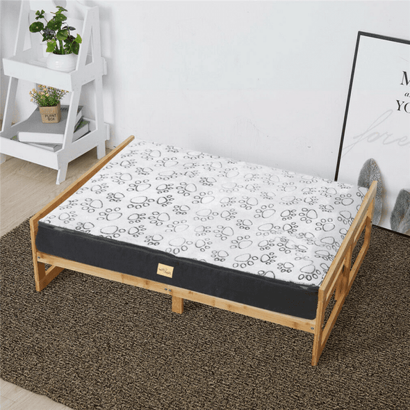 Wooden Elevated Pet Dog Bed Cots - Aroflit