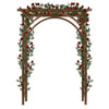 Wooden Garden Arbor Trellis For Climbing Rose & Plants - Aroflit