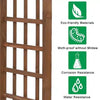 Wooden Garden Arbor Trellis For Climbing Rose & Plants - Aroflit