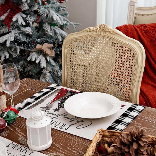 XMATS™ Christmas Placemats & Coasters Dinner Mats - Aroflit