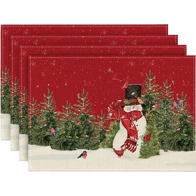 XMATS™ Christmas Placemats & Coasters Dinner Mats - Aroflit