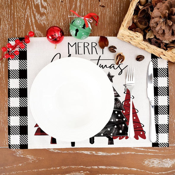 XMATS™ Christmas Placemats & Coasters Dinner Mats - Aroflit