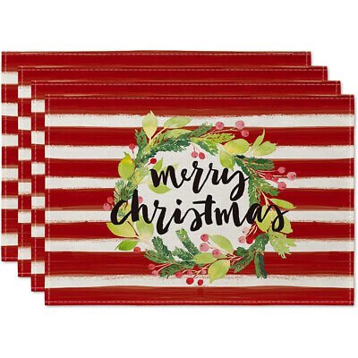 XMATS™ Christmas Placemats & Coasters Dinner Mats - Aroflit