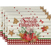 XMATS™ Christmas Placemats & Coasters Dinner Mats - Aroflit