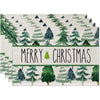 XMATS™ Christmas Placemats & Coasters Dinner Mats - Aroflit