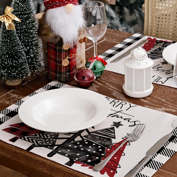 XMATS™ Christmas Placemats & Coasters Dinner Mats - Aroflit