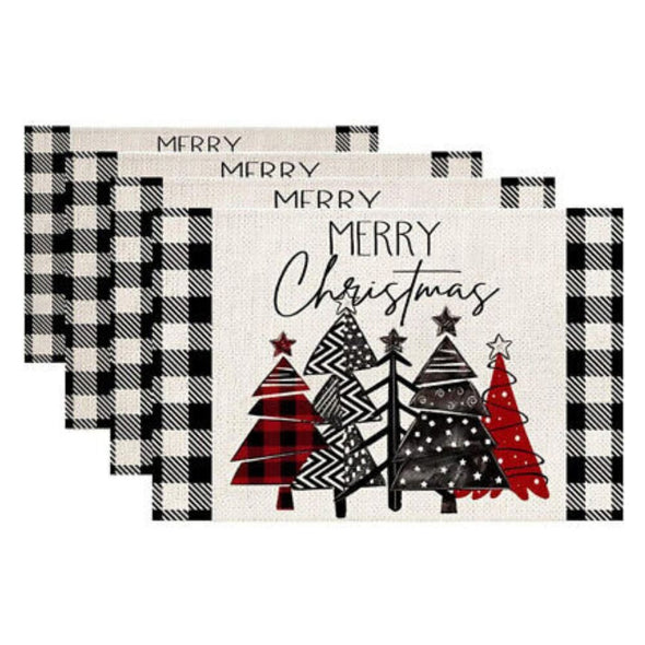 XMATS™ Christmas Placemats & Coasters Dinner Mats - Aroflit