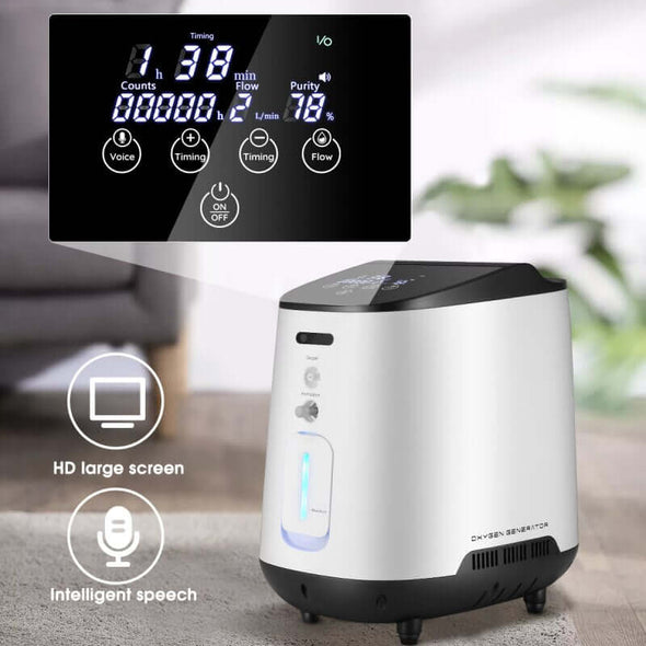 1 - 7L/min Home Oxygen Concentrator Generator - Aroflit