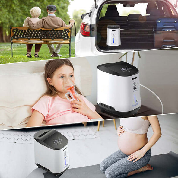 1 - 7L/min Small Powerful Home Oxygen Concentrator Generator - Aroflit