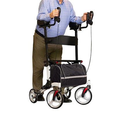 Aroflit™ Rollator Walker for Seniors and Adults with Adjustable Height Armrests and Seat