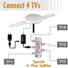 150 Miles Amplified Outdoor Long Range Omni Directional Digital HD TV Antenna - Aroflit