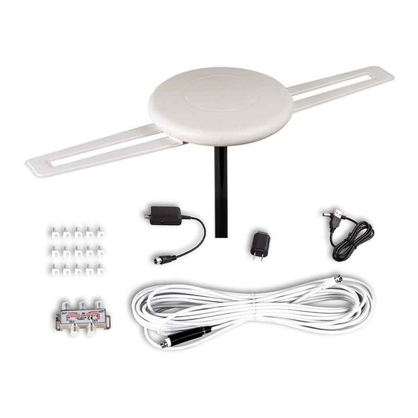 150 Miles Amplified Outdoor Long Range Omni Directional Digital HD TV Antenna - Aroflit