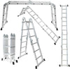15.5FT Telescoping Extension Ladder - Aluminium collapsible ladder - Aroflit