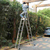 15.5FT Telescoping Extension Ladder - Aluminium collapsible ladder - Aroflit