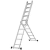 15.5FT Telescoping Extension Ladder - Aluminium collapsible ladder - Aroflit