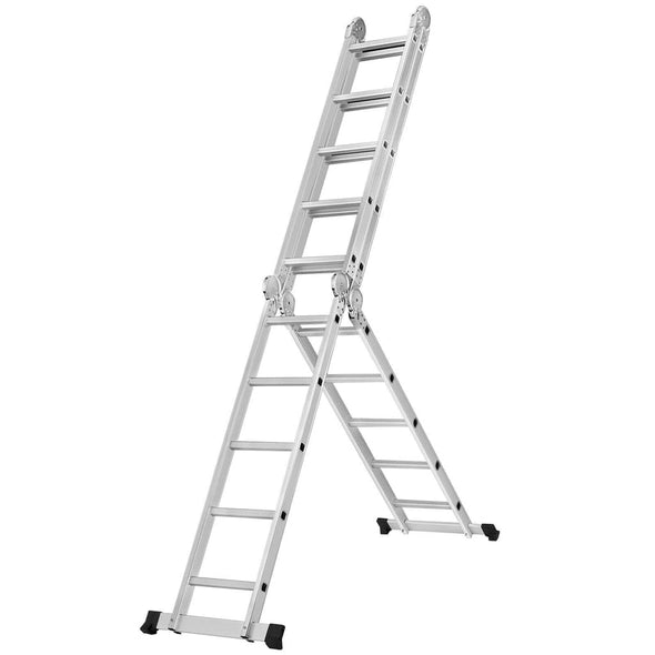 15.5FT Telescoping Extension Ladder - Aluminium collapsible ladder - Aroflit
