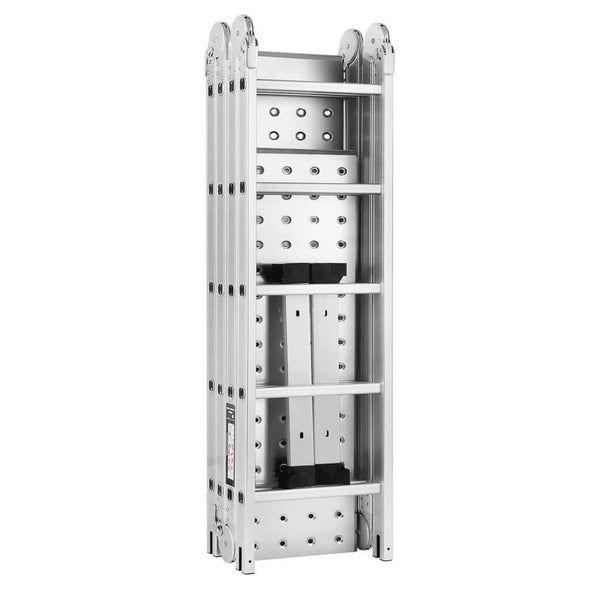 15.5FT Telescoping Extension Ladder - Aluminium collapsible ladder - Aroflit