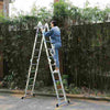 15.5FT Telescoping Extension Ladder - Aluminium collapsible ladder - Aroflit
