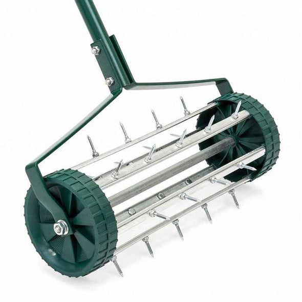 18 inch Garden Spike Roller Lawn Aerator - Gardening Tool - Aroflit