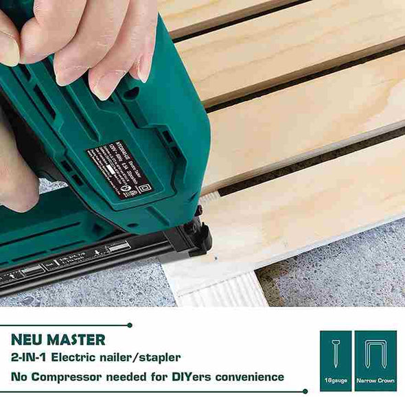 2 in 1 Electric Nail and Staple Gun - Aroflit