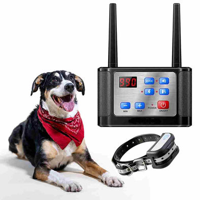 2 in 1 Arofence Wireless Dog Fence & Training Collar - Aroflit