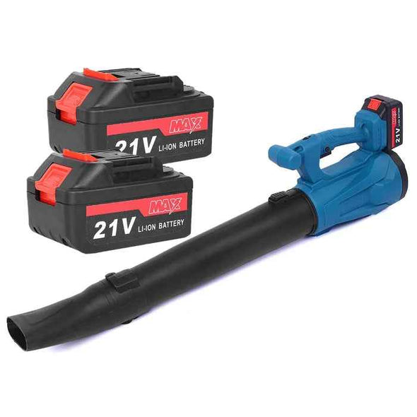21V Battery Operated Heavy - Duty Cordless Leaf Blower Vacuum 2 Batteries - Aroflit
