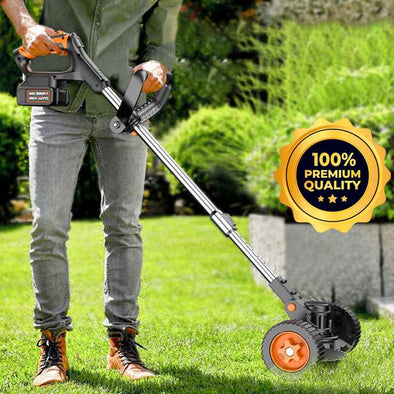 21V Electric Cordless Lawn Grass Weed Wacker Edge Trimmer - Aroflit