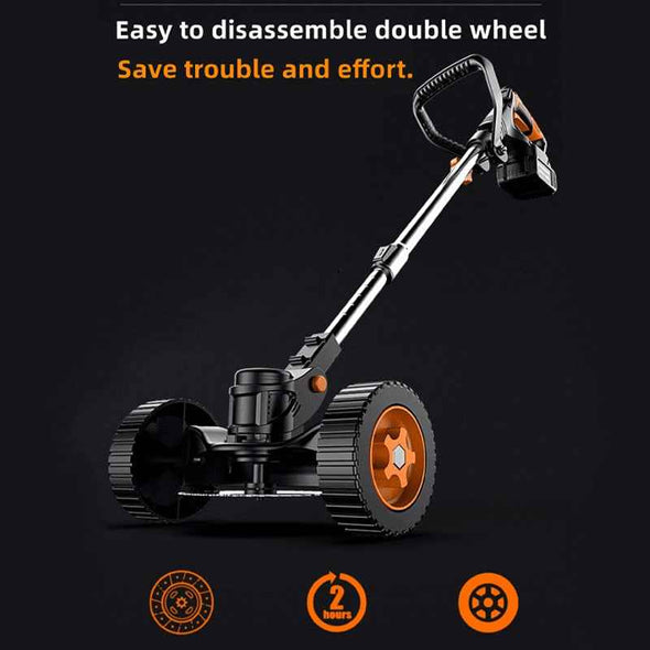 21V Electric Cordless Lawn Grass Weed Wacker Edge Trimmer - Aroflit