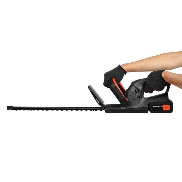 21V Garden Electric Cordless Hedge Trimmer Cutter with 2 Batteries - Aroflit