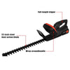 21V Garden Electric Cordless Hedge Trimmer Cutter with 2 Batteries - Aroflit