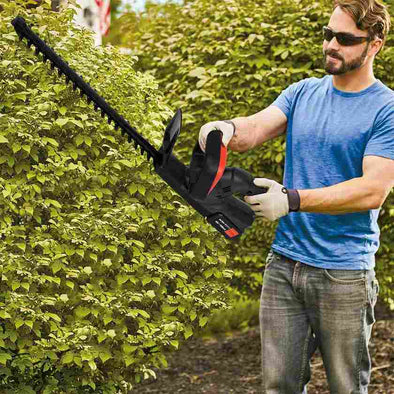 21V Garden Electric Cordless Hedge Trimmer Cutter with 2 Batteries - Aroflit