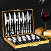 24-Piece Dinnerware Cutlery Set-Aroflit