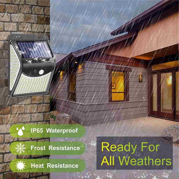 244 LED Solar Lamp with Motion Sensor - LED Solar Outdoor Lights for Patio - Aroflit