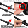 2x Ultralight Trekking Hiking Pole Walking Stick With Adjustable Anti - Shock - Aroflit