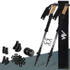 2x Ultralight Trekking Hiking Pole Walking Stick With Adjustable Anti - Shock - Aroflit