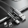 3 - In - 1 Magnetic Fast Charging Phone Cable - 540° Magnetic Rotating Charging Cable for Driving - Aroflit