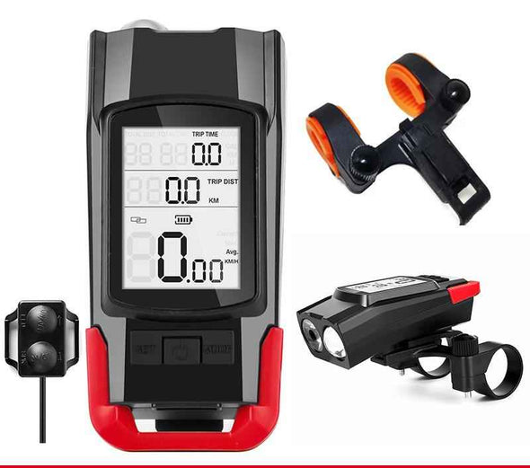 3 in 1 Wireless Bike Headlight Computer Horn - Aroflit
