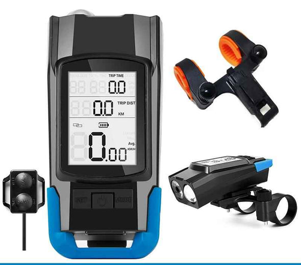 3 in 1 Wireless Bike Headlight Computer Horn - Aroflit