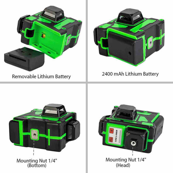 360° Self Leveling Laser Level for Indoor & Outdoor - Aroflit