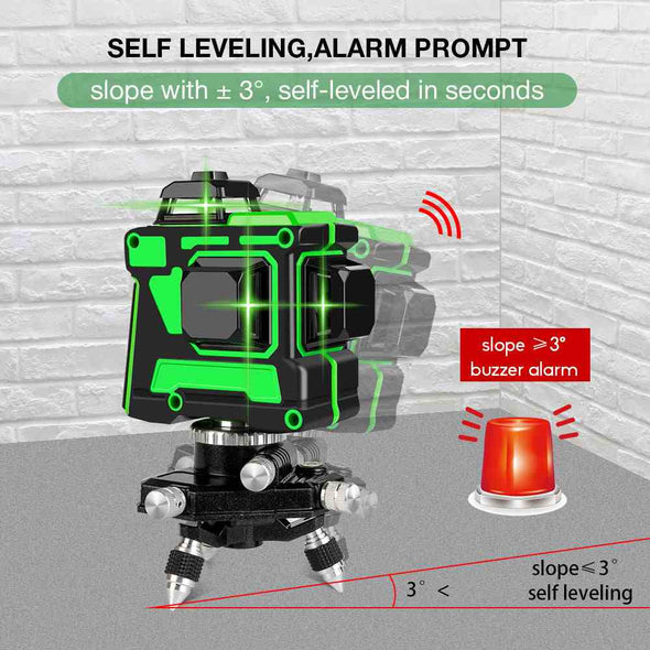 360° Self Leveling Laser Level for Indoor & Outdoor - Aroflit